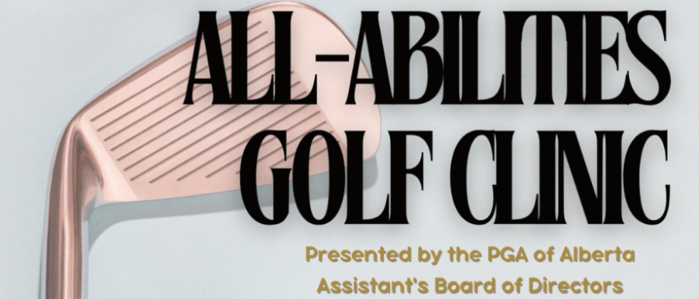 PGA of Alberta Professionals Host Golf Day for People with Physical Limitations