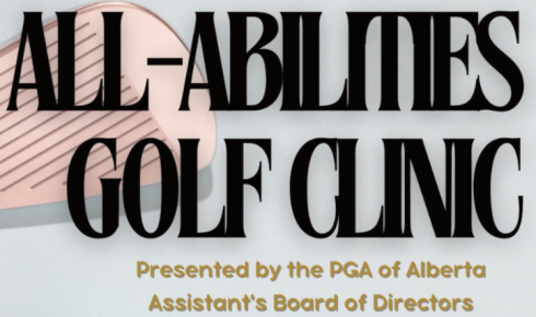 PGA of Alberta Professionals Host Golf Day for People with Physical Limitations